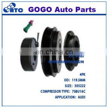 High quality air conditioning DENSO 7SBU16C compressor clutch compressor magnetic clutch for AUDI