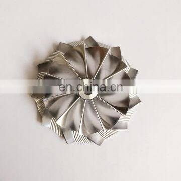 RHF5HB 50.39/68.01mm 11+0 blades high performance Turbocharger milling/aluminum 2618/billet compressor wheel