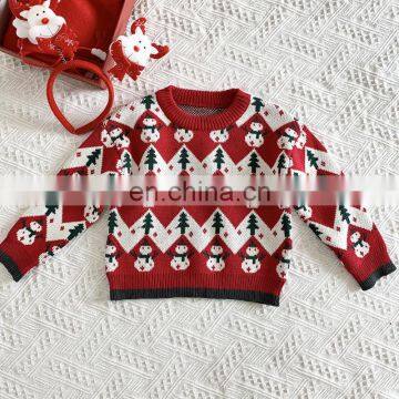 2020 Girls Boys Xmas Sweater Childrens Christmas Pullover photo-2