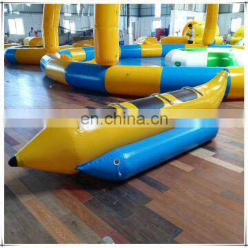 High Quality 0.9mm PVC Inflatable Banana Boat For Sale, Towable Boat Banana Boat Preco