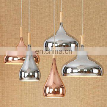 rose gold pendent lamp & modern hanging lamp with wooden from Zhongshan