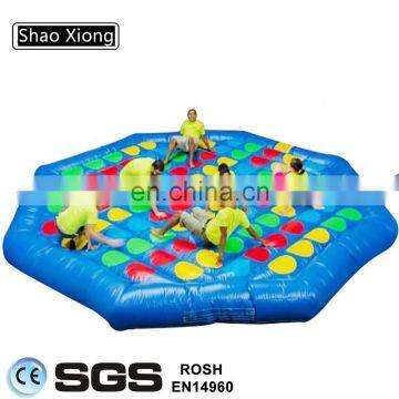 Outdoor Giants 3D Twister Interactive Inflatable Twister Mattress Mats Sports Games for Adults Kids