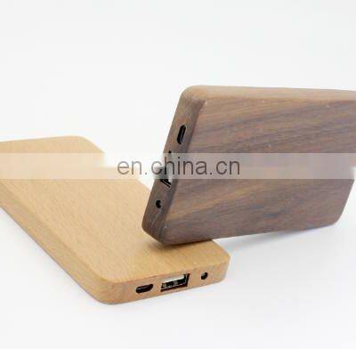 Cool Design Wooden Power Bank 4000mah Battery Charger photo-5