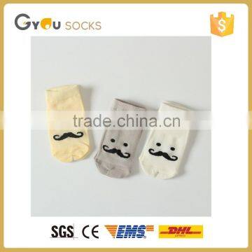 Bulk Wholesale Small Beard pattern baby cute socks in high quality