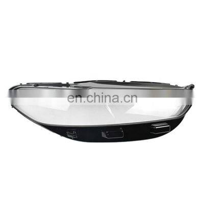 PORBAO car black border headlight glass lens cover for Mondeo/Fusion/MK5  2013-2016 Year