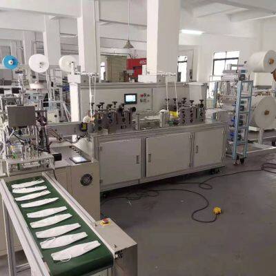  Hot Sale Full Automatically Nonwoven Disposable Respirator Making Machine