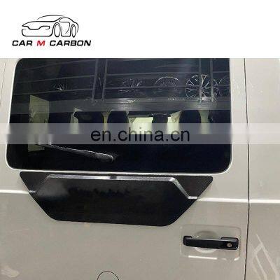 2019-2021year W464 G63 G500 Dry Carbon Fiber Material Rear Door Tyre Cover Fit for W463A W464 G500 G63 B900 Spare Tire Cover photo-5