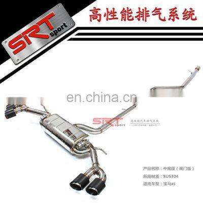 Exhaust System Pipe for BMW X5 E70 F15 Muffler for BMW E70 F15 Cat Back With Valve Control and Downpipe photo-2