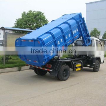 Foton Sealed Garbage Truck with Rear Discharging