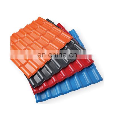 High Quality Anti-corrosion ASA Synthetic Resin Plastic Roof Tiles for industry villa home