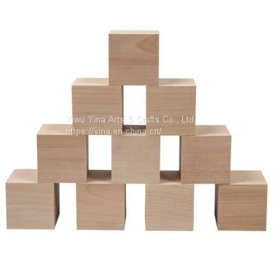 Custom Unfinished Wooden Blocks Unfinished Wood Cubes Blocks