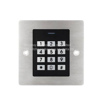 Secukey Hot Selling Embedded Access Control Keypad 86*86mm Waterproof Standalone Keypad photo-5