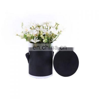 Wholesale Cylinder Cajas De Flores Luxury Preserved Roses Flower Bouquet Box