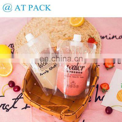Plastic Custom Liquid Fruit Juice Drink Pout Pouch Packaging Plastic Spout Pouch Bag For Liquid photo-4