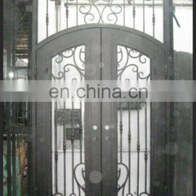Wholesale Mexican & India Iron Doors With Double Glass photo-2
