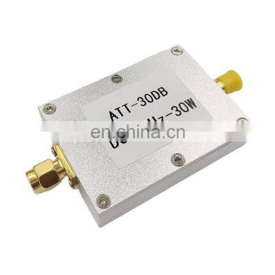 SMA Female + SMA Male DC-6GHz 30W 30DB RF Attenuator fixed Attenuator for Power Meter Spectrum Analyzer