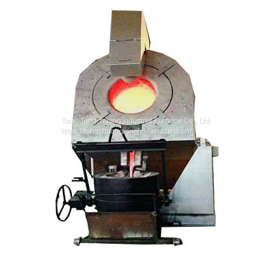 Iron and steel melting furnace Scrap steel shell furnace small crucible melting furnace