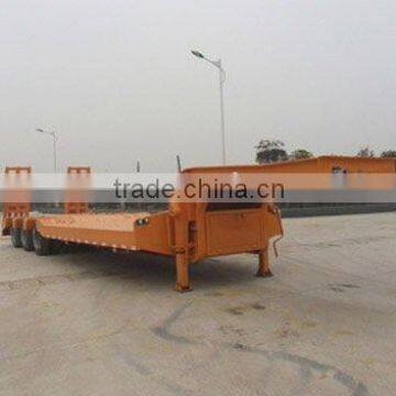 Tri-axle low bed semi trailer