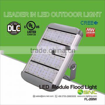 Best Quality UL Listed 200w LED Flood Light with Mean Well HLG Driver