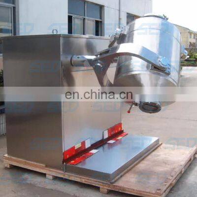 Long Service Life 100L Barrel Volume 3D Food Spices Powder Mixing Machine photo-4