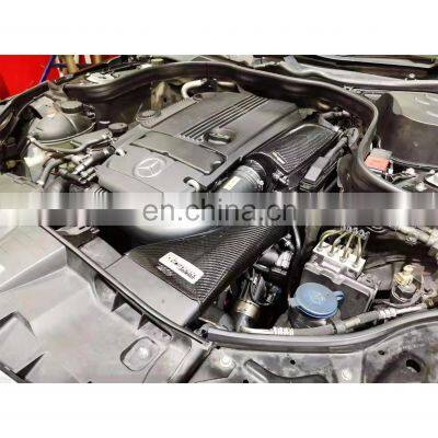 Cold Air Intake Kit Manufacturer Hot Sale Dry Carbon Fiber Auto Parts For BENZ W204(C200 1.8T)