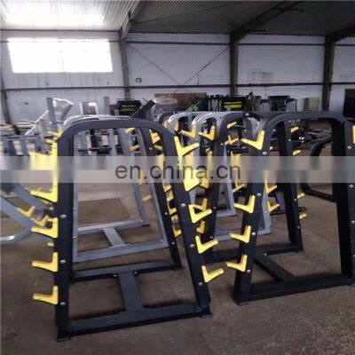 commercial gym workout equipment for gym club ASJ-S839 best selling Beauty Dumbbell Rack