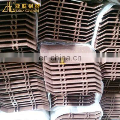 6063 T5 Aluminum Louver Blade / Alu Louvre Profiles / Z Profile Aluminum Extrusion Blade photo-3