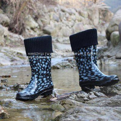 Convenient Woman Rubber Boot, Popular Style Female Rubber Shoes,Colourful Ladies Rubber Boots,New Fashion Rubber Boot,Outdoors Boots photo-5