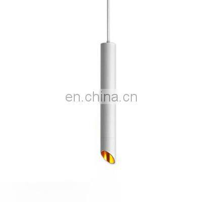 Modern Cylinder Pipe LED Pendant Lighting Island Dining Room Shop Bar Indoor Long Tube LED Hanging Lamp