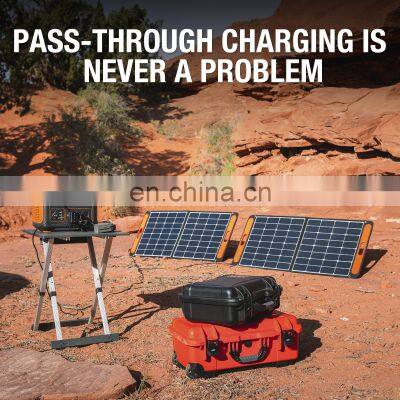 Best Selling Factory Supply Portable Solar Generator 500W 1000W 2000w Home Use Solar Power Station 220V Solar Power Generator photo-3