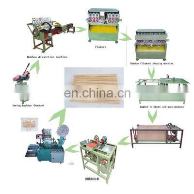 Round Bamboo Chopstick Making Machine Disposal Chopstick Making Machine