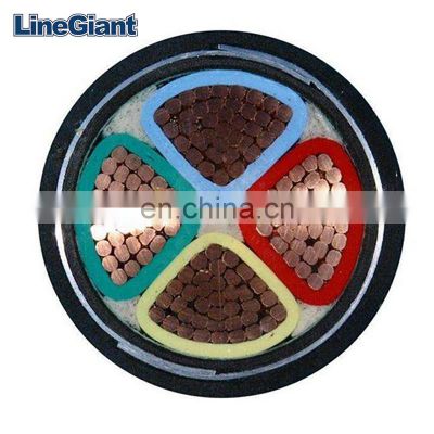 Factory supplier armoured power cable 4 core 25mm 35mm 50mm 0.6/1KV PVC insulated underground power cable