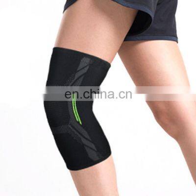 Customized Size Powerlifting Sports Knee Support Brace 3D knitting Compression Running Knee Sleeve Brace