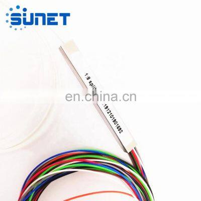 FTTH Optical PLC Splitter 1*8 Fiber Optic Splitter Mini Type Single Mode Steel Tube With APC Connector photo-4