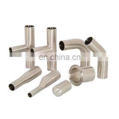 BPE Sanitary Pipe Fitting Elbow Stainless Steel Tee Reducer Elbow Fitting