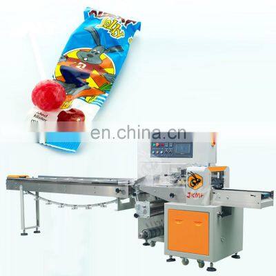 Full Servo Automatic Customized Confectionery Wrapping Machine Pillow Packing Candy Lollipop Packaging Machine