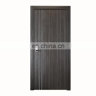 Modern black American standard office room design wooden walnut internal wood doors interior prehung door