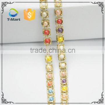 Fancy Multicolor Golden Chain