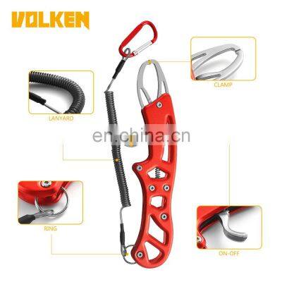 Outdoor Activities Large Fish Catcher Clamp Stainless Steel Fish Control Tool With a Drop Line Portable Fishing Tool photo-4