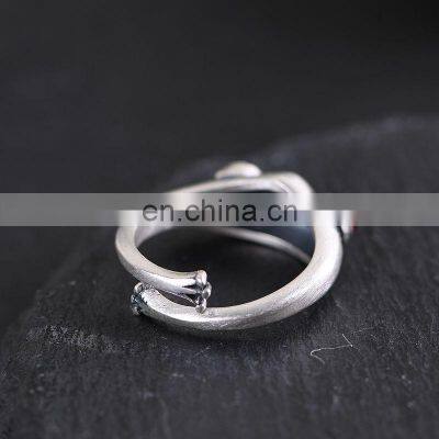 Fashion Frog Ring Frog Open Ring Men Retro Punk Animal Figure Ring Fashion Party Bohemian Hip Hop Jewelry