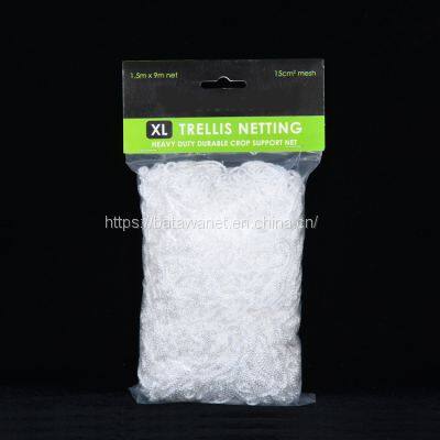 Tomato Support Mesh Climbing Net For Plant Scrog White Plant Support Net
