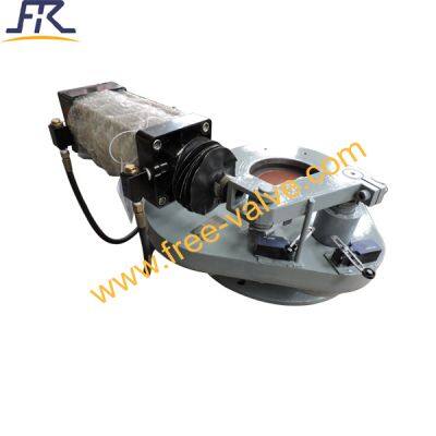 Pneumatic Metal Seated Rotary Disc Gate Valve photo-2
