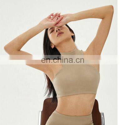 Custom Sexy Adjustable Invisible Zipper Sports Bras Women High Impact Backless Yoga Tops photo-4