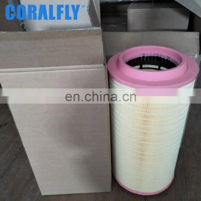 China truck air filter 0040943504 for OM 502 LA BLUETEC 4/5