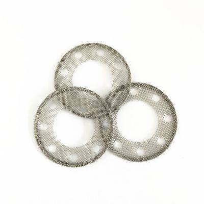 High Precision 304 Stainless Steel Woven Wire Mesh Filter Disc For Liquid Filtration