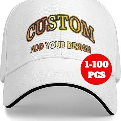 Custom Hats for Men Woman Personalized Baseball Cap Add Your Photo Text Image Logo