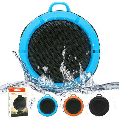 2022 Newest Portable Ipx7 Waterproof Mini Wireless Bluetooth Speaker Suction Cup Wireless Portable Subwoofer Loudspeaker photo-5