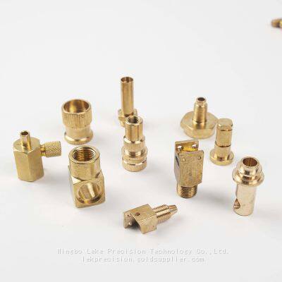 Copper nozzle Copper bushing Composite CNC lathe machining Stainless steel parts fastener processing