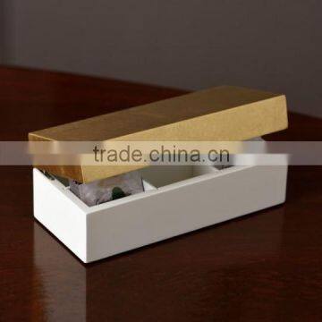 High end quality best selling gold lacquered tea box from Vietnam