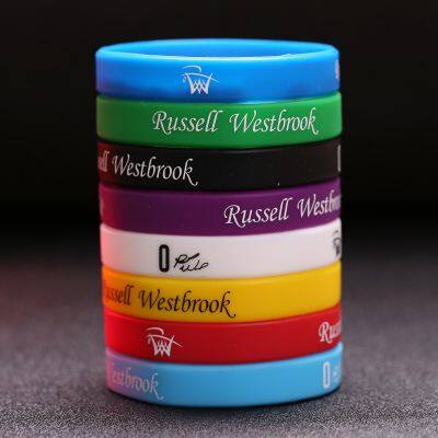 Supplier Customized Basketball Stars Wristband No.7 Basketball Sports Team Sweat-proof High-quality Athlete Silicone Bracelet